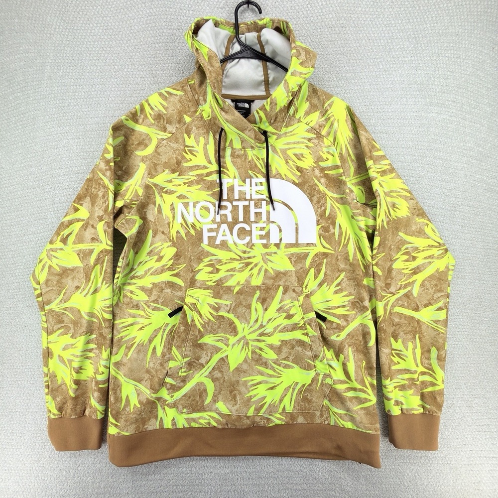The North Face Tekno Snow Logo Hoodie Mens M Camo Water Repellent NF0A3M4E